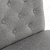 Стул Menson white/fabric pebble  (Арт. 11025)