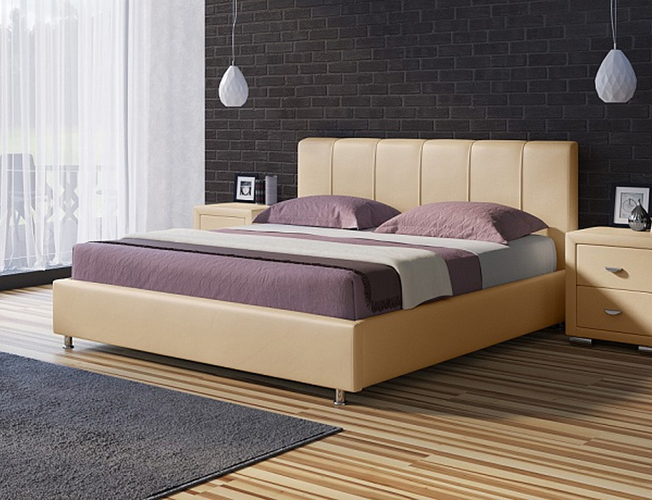 Кровать Nuvola 7 бежевый