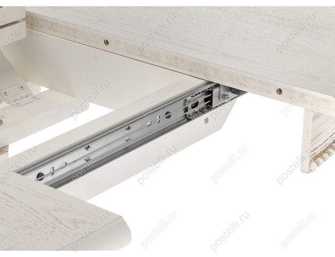 Стол Павия молочный с золотой патиной (Арт. 308810)