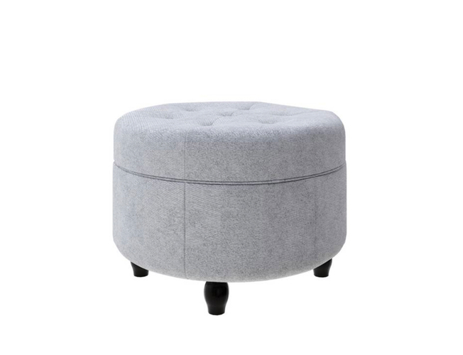 Пуф Flavio big, Levis 83 Светло-серый