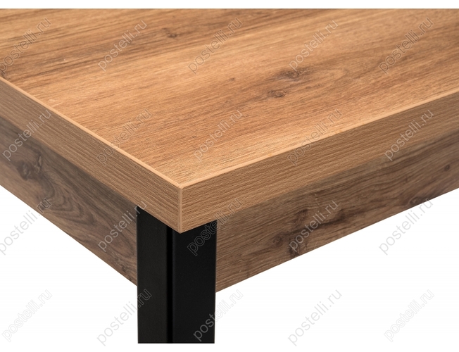 Стол Оригон дуб горный/черный матовый (Арт. 368665) столешница