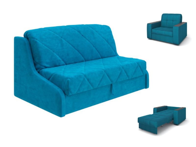 Комплект диван и кресла Ergonomic Esthete Middle Memory
