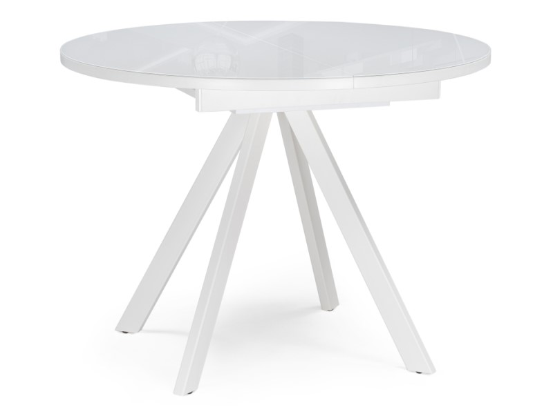 Стеклянный стол Трейси 110 белый (Арт.516561)